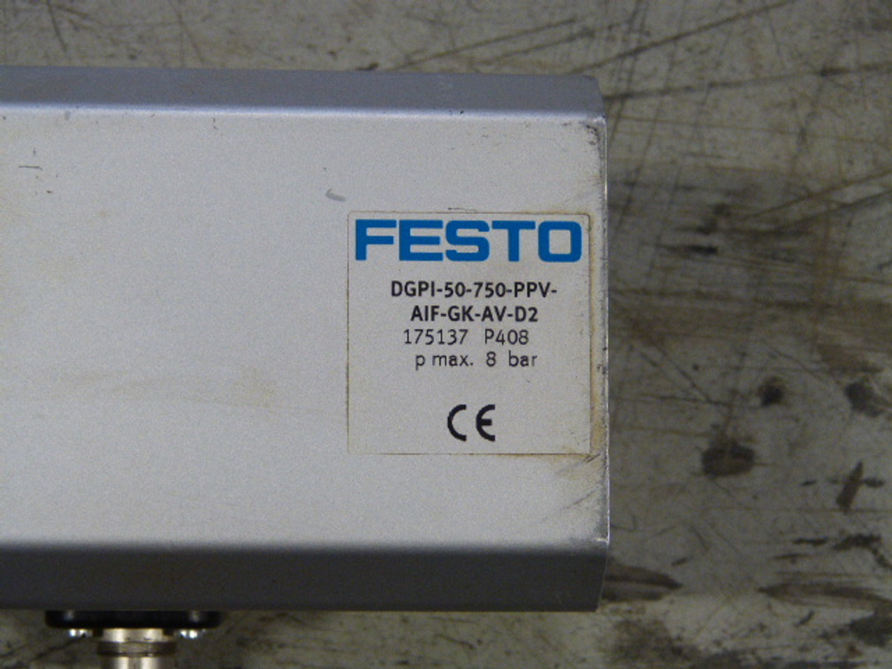 Festo DGPI-50-750-PPV-AIF-GK-AV-D2 Cylinder 50MM Bore 750Mm StrokeUSED