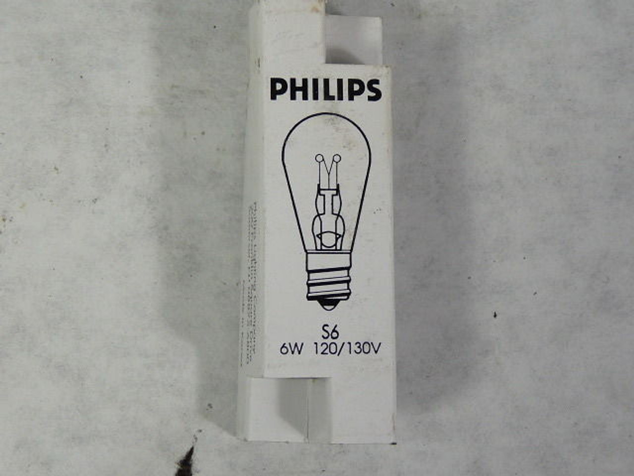 Phillips S6/6W Miniature Bulb 120/130V ! NEW !