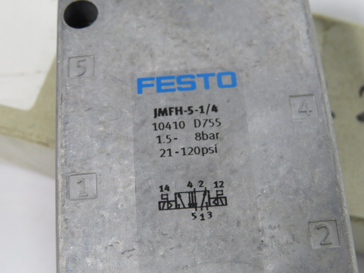 Festo JMFH-5-1/4 Solenoid Valve 21-120PSI 1.5-8 BAR ! NEW !