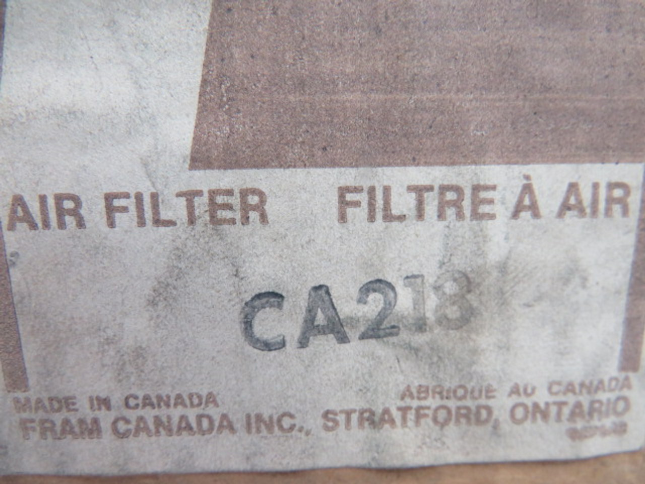 Fram CA218 Air Filter ! NEW !