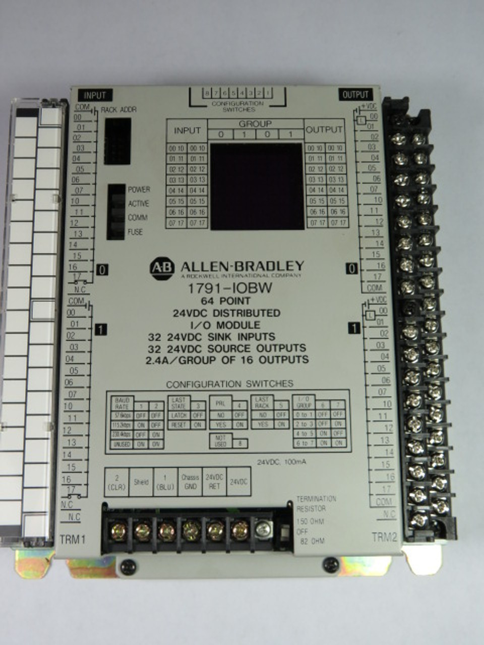 Allen-Bradley 1791-IOBW Series A Distribution Block 24V Dc  NEW