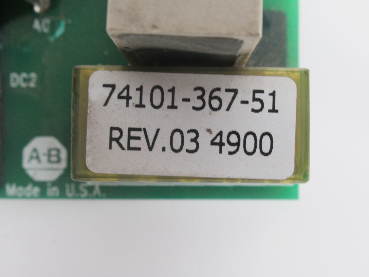 Allen-Bradley 74101-367-51 Snubber Board USED