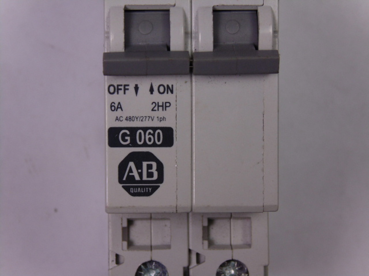 Allen-Bradley 1492-CB2-G060  Breaker 6 Amp USED