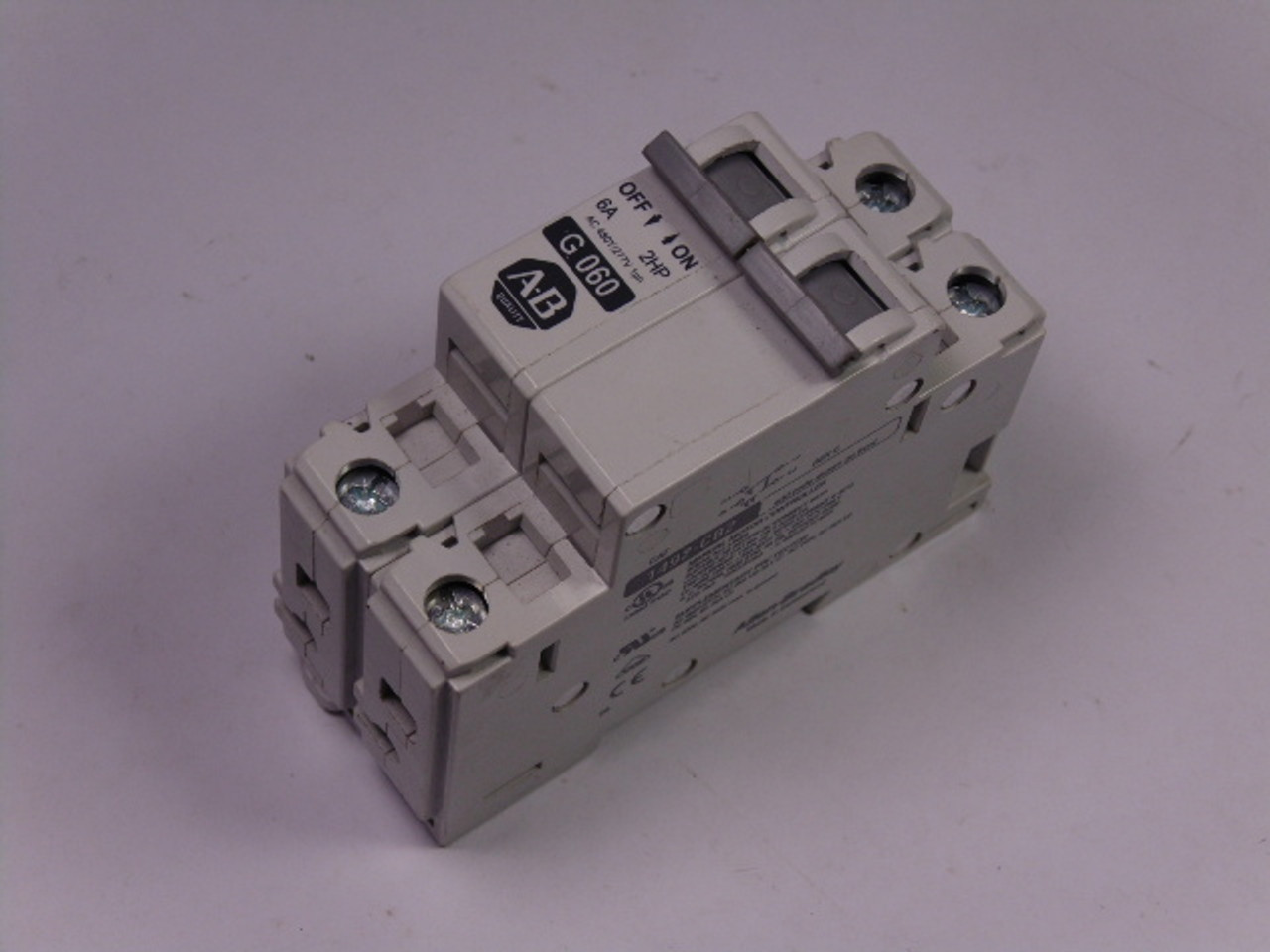 Allen-Bradley 1492-CB2-G060  Breaker 6 Amp USED