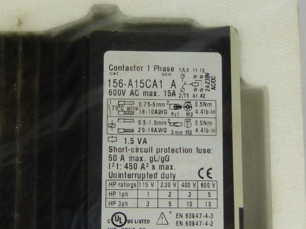Allen-Bradley 156-A15CA1 Solid State Contactor 24-480V AC 1 Ph ! NEW !