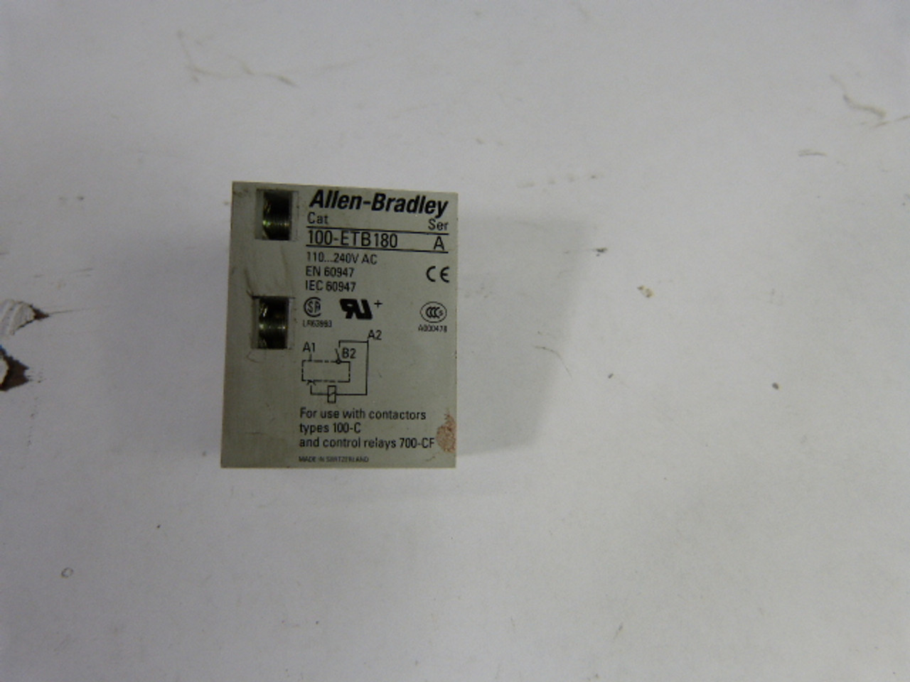 Allen-Bradley 100-ETB180 Electronic Timing Module 110-240 50/60Hz USED