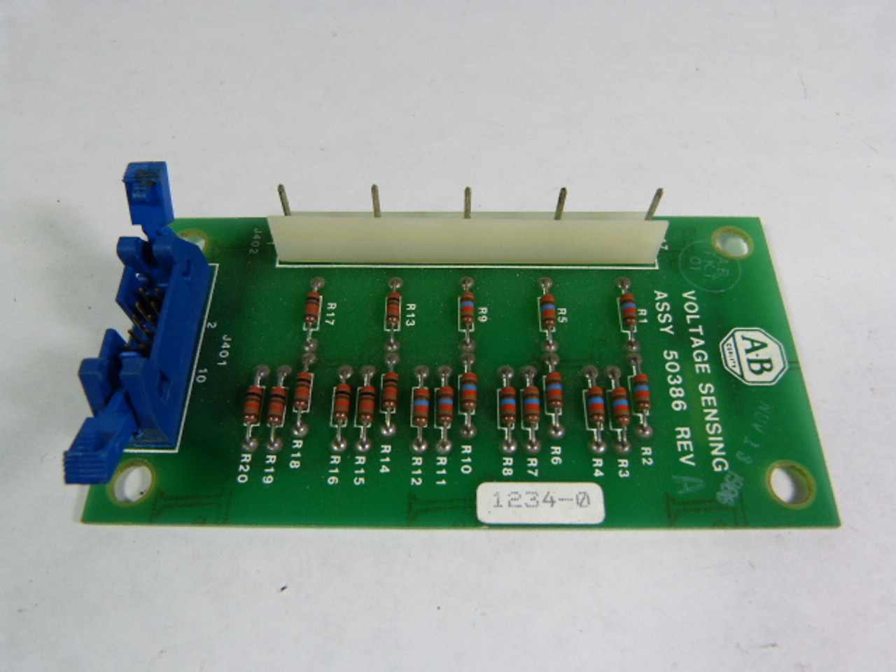 Allen-Bradley 50386 Voltage Sensing PC Board USED