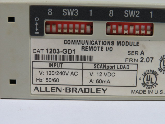 Allen-Bradley 1203-GD1 Communication Module Input/Output ! AS IS !