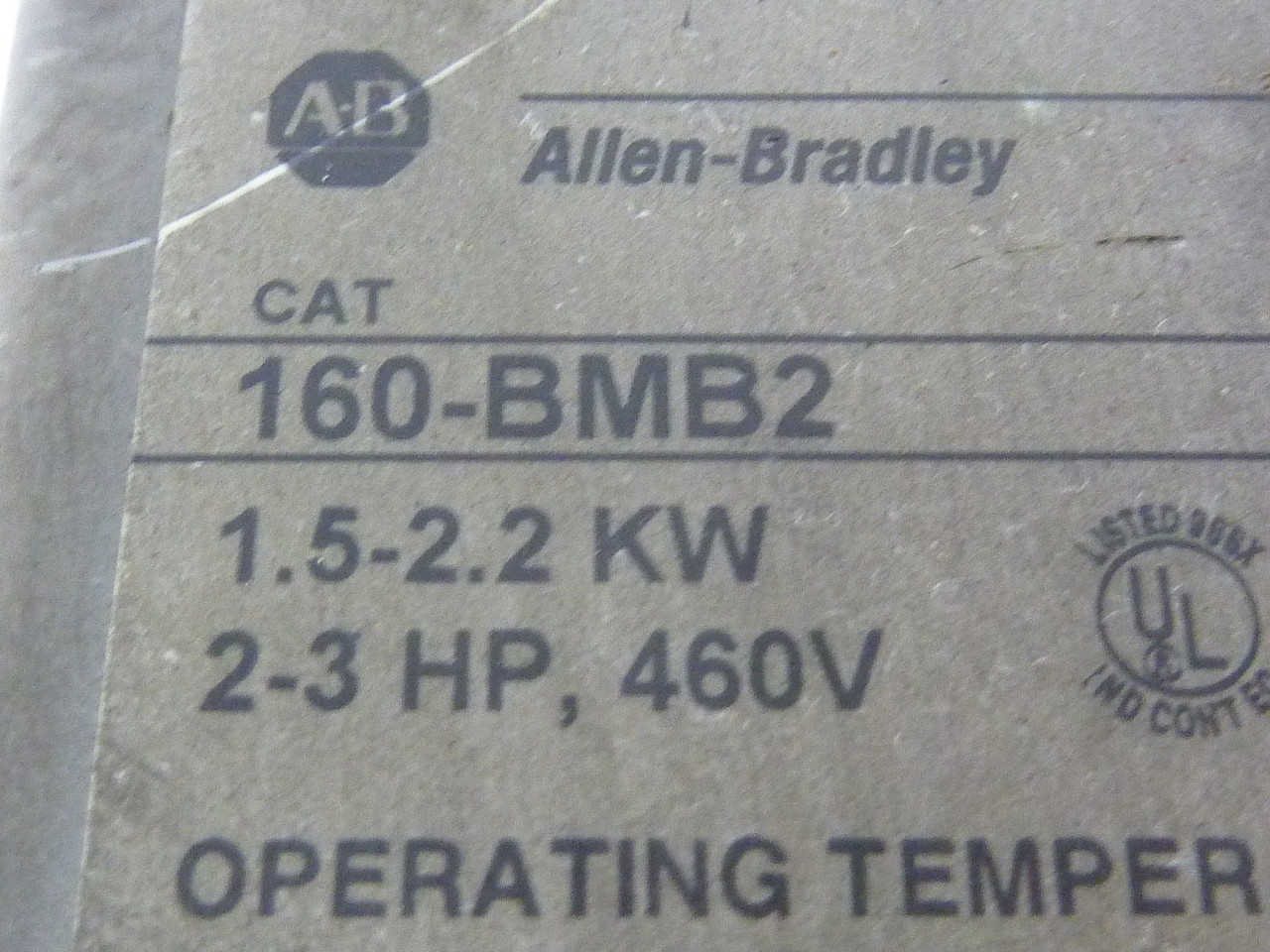 Allen-Bradley 160-BMB2 Ser.A Dynamic Brake Module 460V 2-3HP 1.5-2.2kW USED