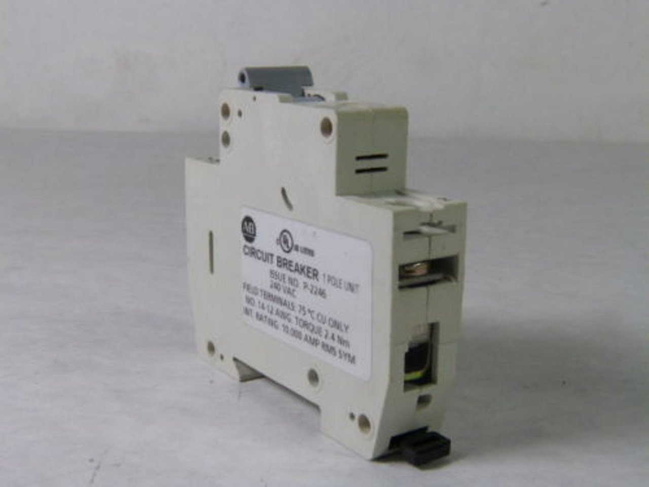 Allen-Bradley 1492-SPU1B080 Circuit Breaker 1 Pole 8amp USED