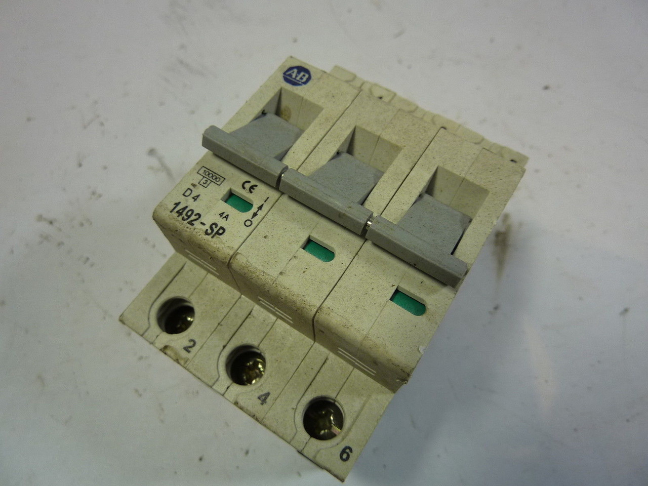 Allen-Bradley 1492-SP3D040 Circuit Breaker 4 Amp USED