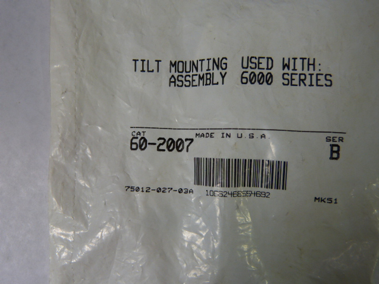 Allen-Bradley 60-2007 Tilt Mount Bracket ! NWB !