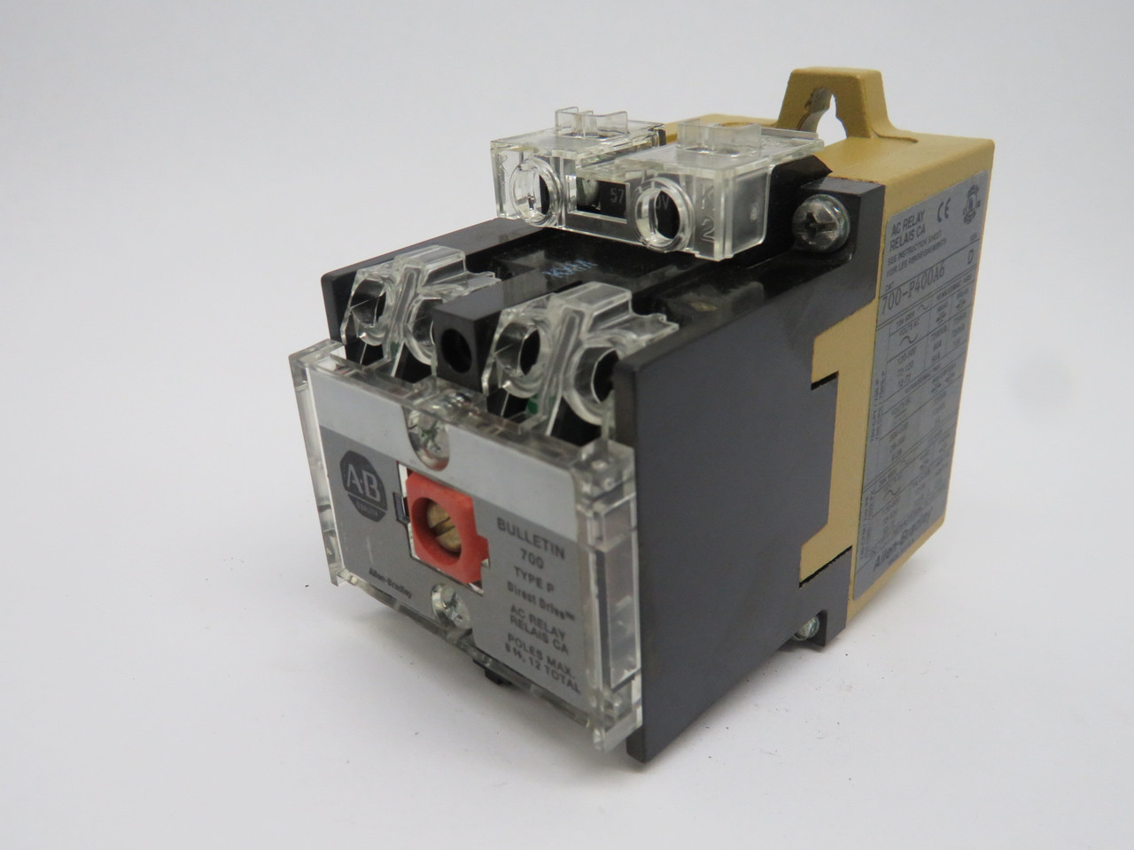 Allen-Bradley 700-P400A6 Control Relay 4NO 10Amp 575-600V DMG BOX NEW