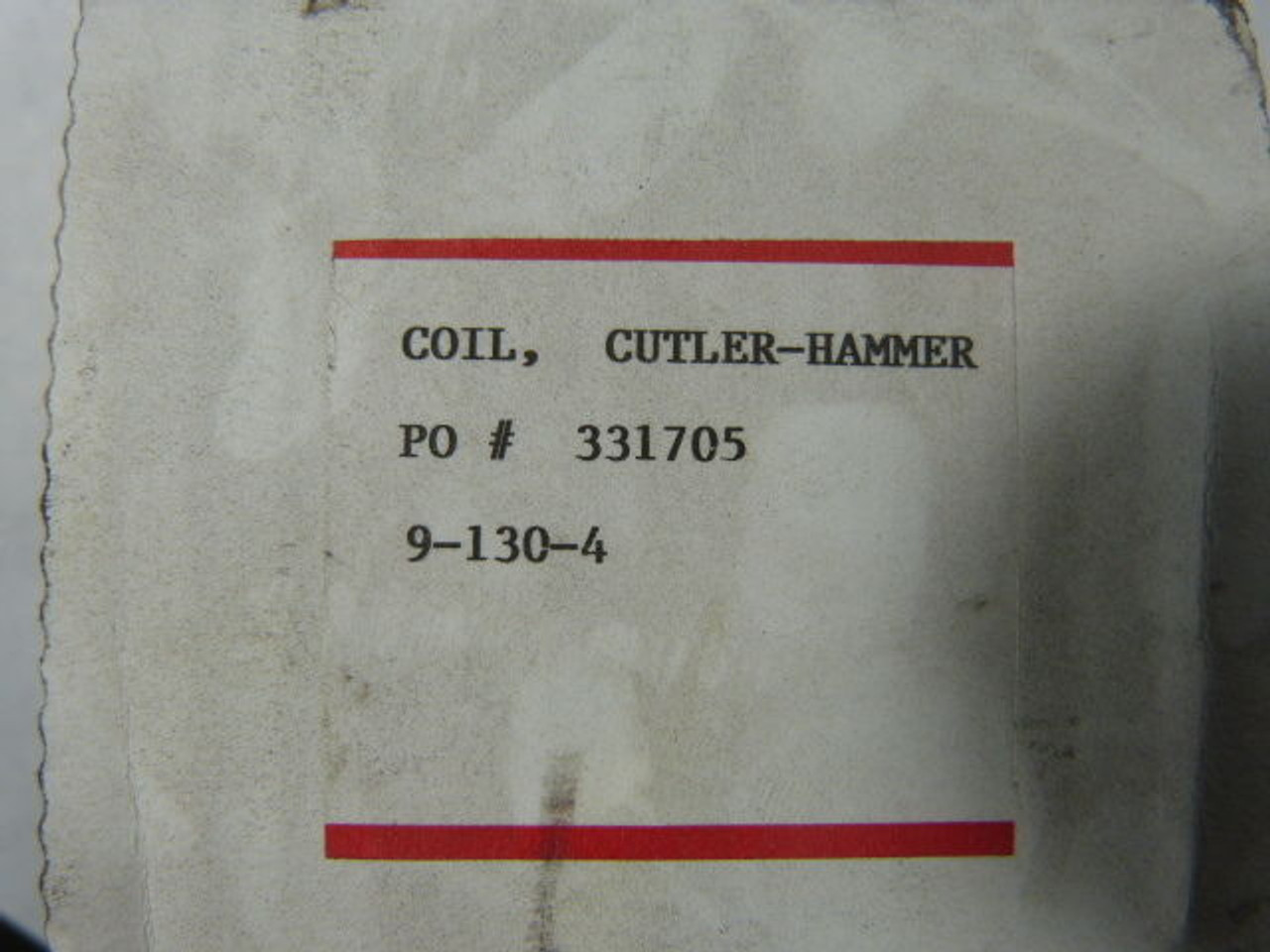 Cutler Hammer 9-130-4 Two Connection Metal Coil ! NEW !