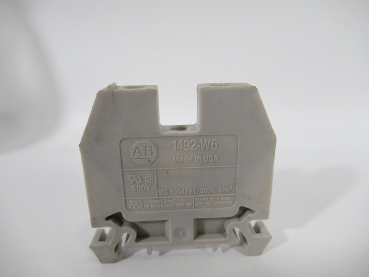 Allen-Bradley 1492-W6 Terminal Block Lot of 20 GREY USED