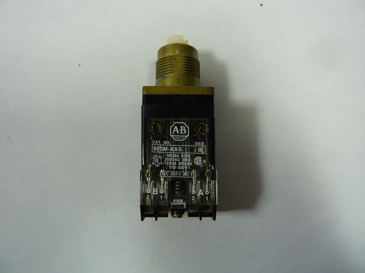 Allen-Bradley 800MR-JX2B Selector Switch USED