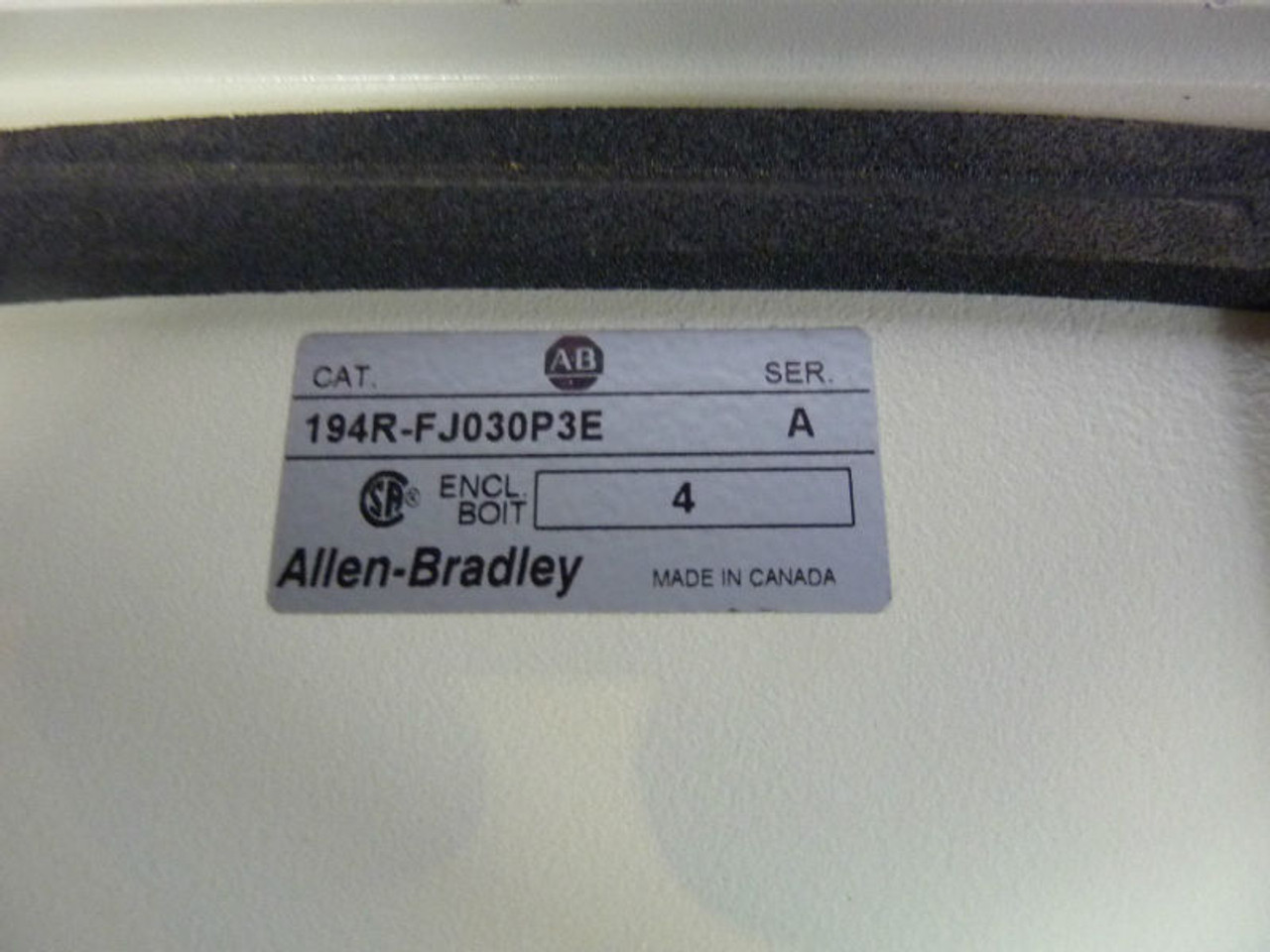 Allen-Bradley 194R-FJ030P3E Disconnect USED