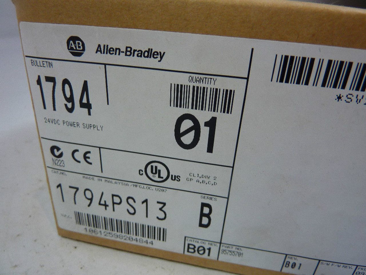 Allen-Bradley 1794-PS13 Power Supply Module 85-264V/24VDC FACTORY SEALED ! NEW !