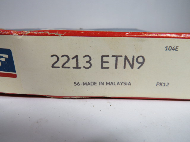 SKF 2213-ETN9 Self Aligning Ball Bearing 2-3/4"ID 4-3/4"OD 1-1/4"W BOX DMG NEW