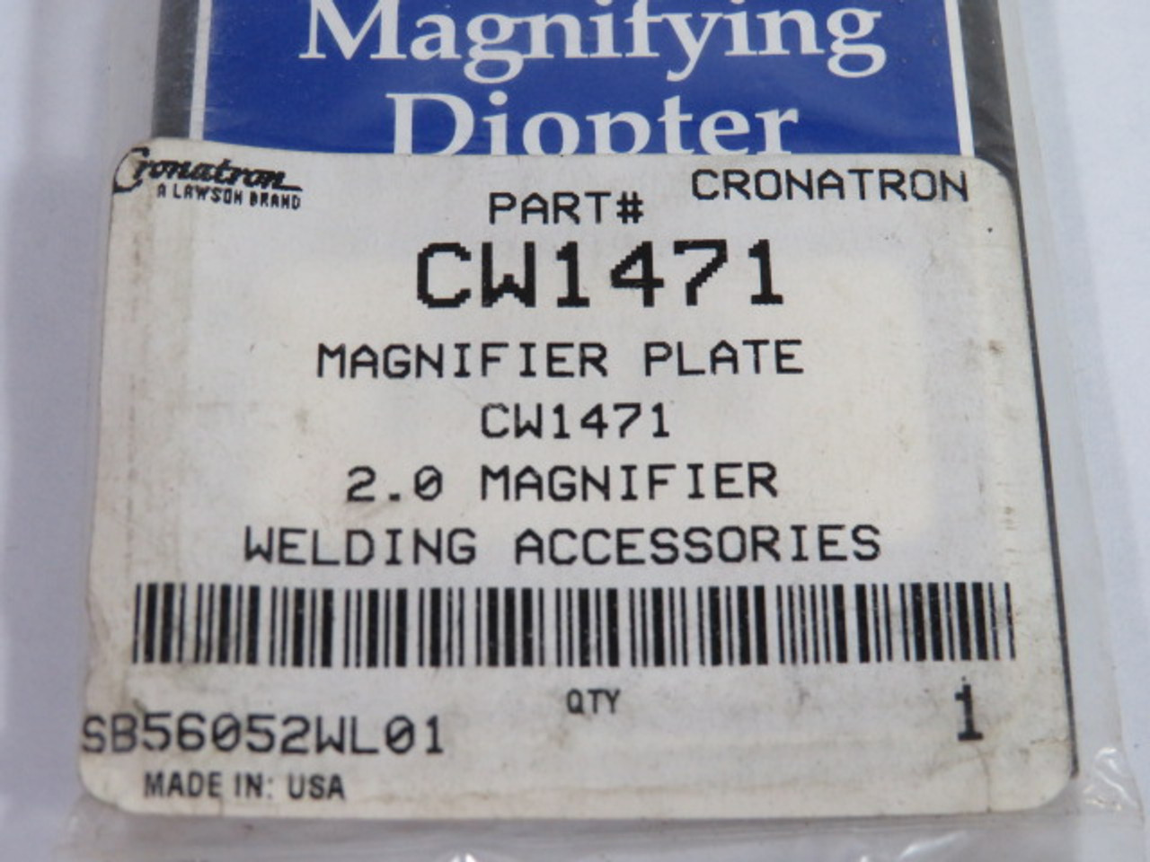 Cronatron CW1471 Magnifier Plate ! NEW !