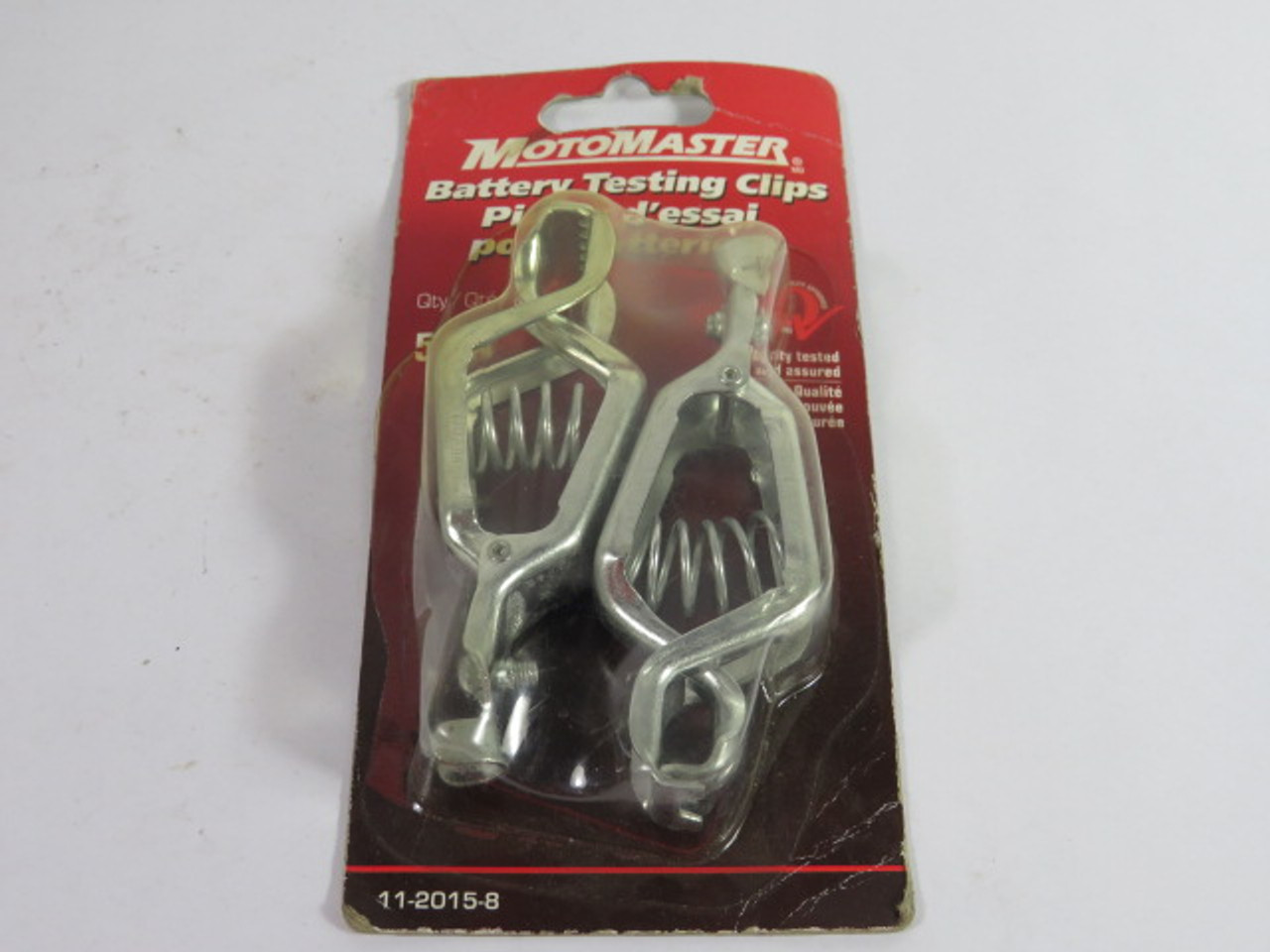 MotoMaster 11-2015-8 Battery Testing Clips 50A Pack of 2 ! NEW !