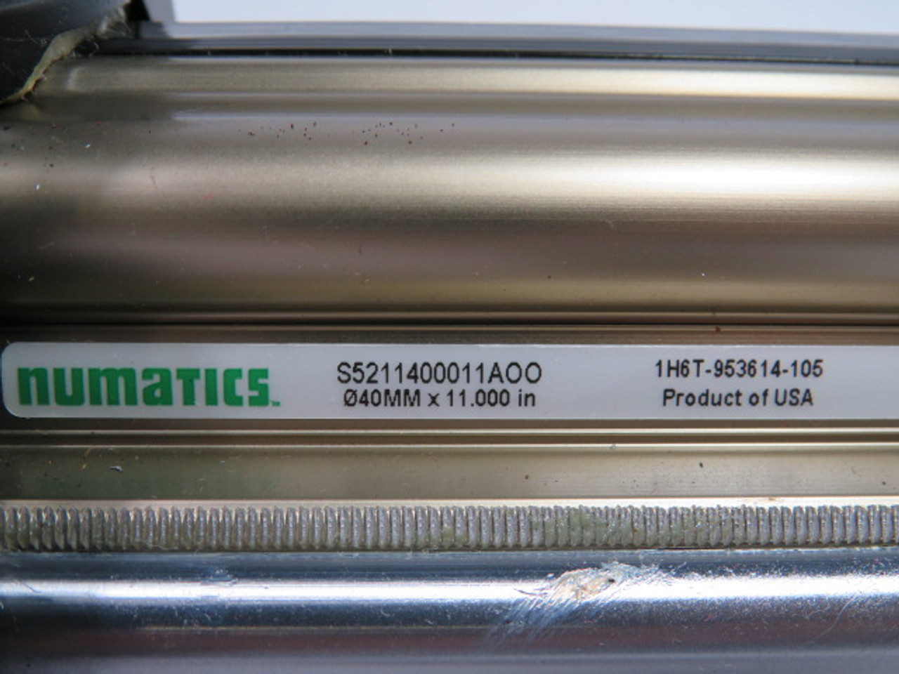 Numatics S5211400011AOO Pneumatic Cylinder Slide Assembly USED