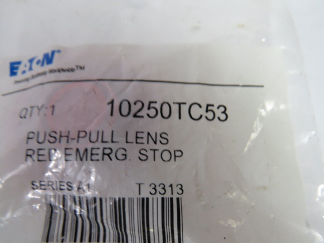 Eaton 10250TC53 Push-Pull Emergency Stop Lens ! NWB !