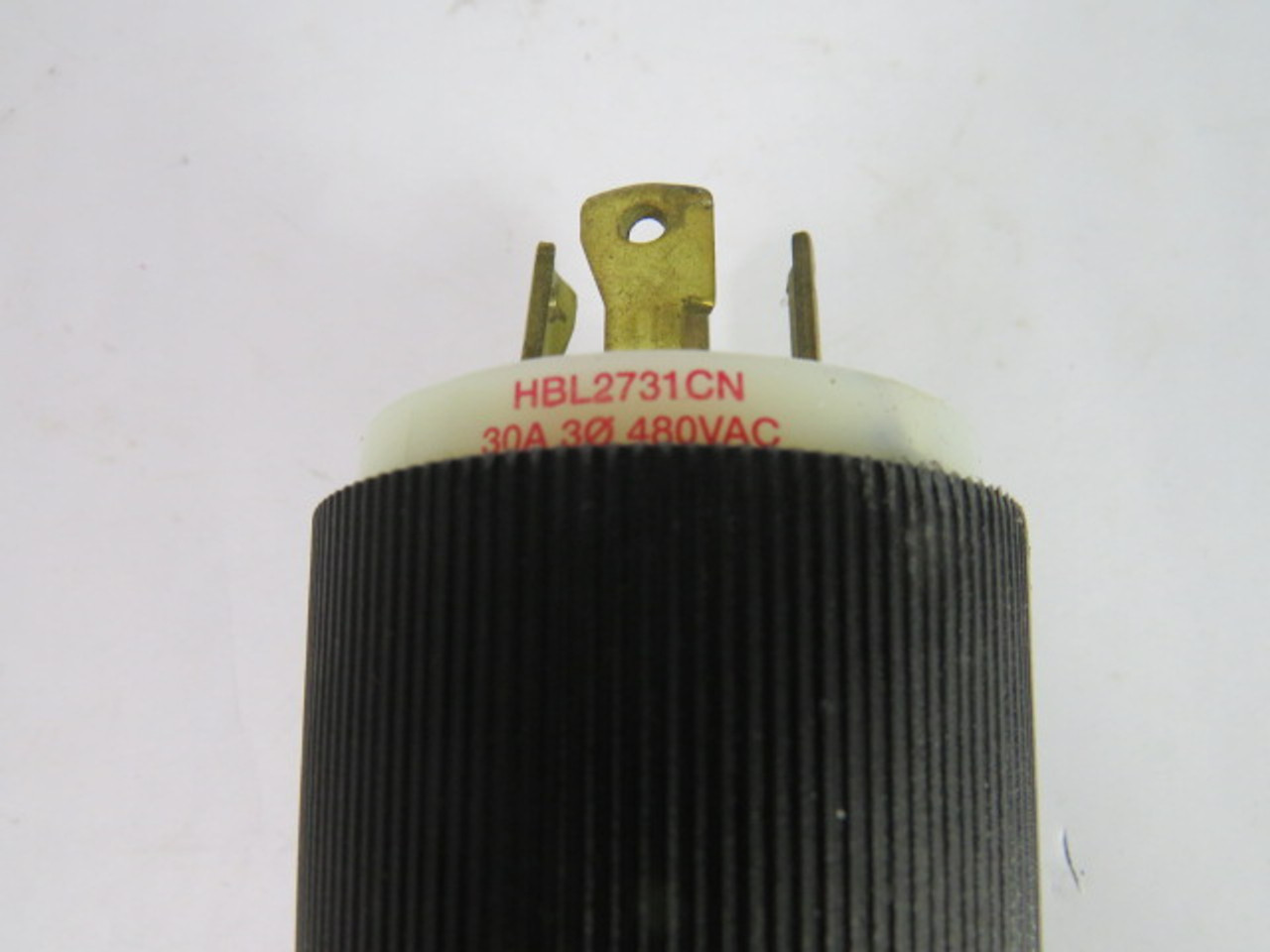 Hubbell HBL2731CN Male Plug 30A 480VAC USED