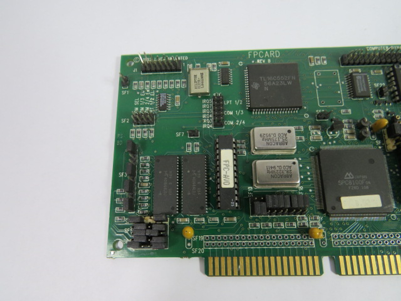 Computer Dynamics FPCARD PC Board USED