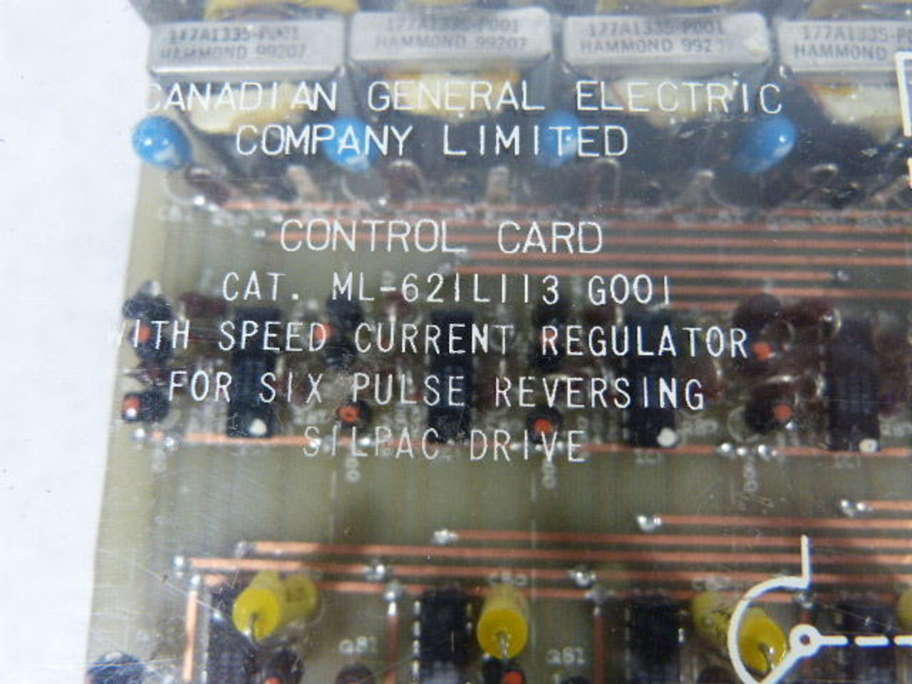 General Electric ML-621L113.G001 Control Card USED