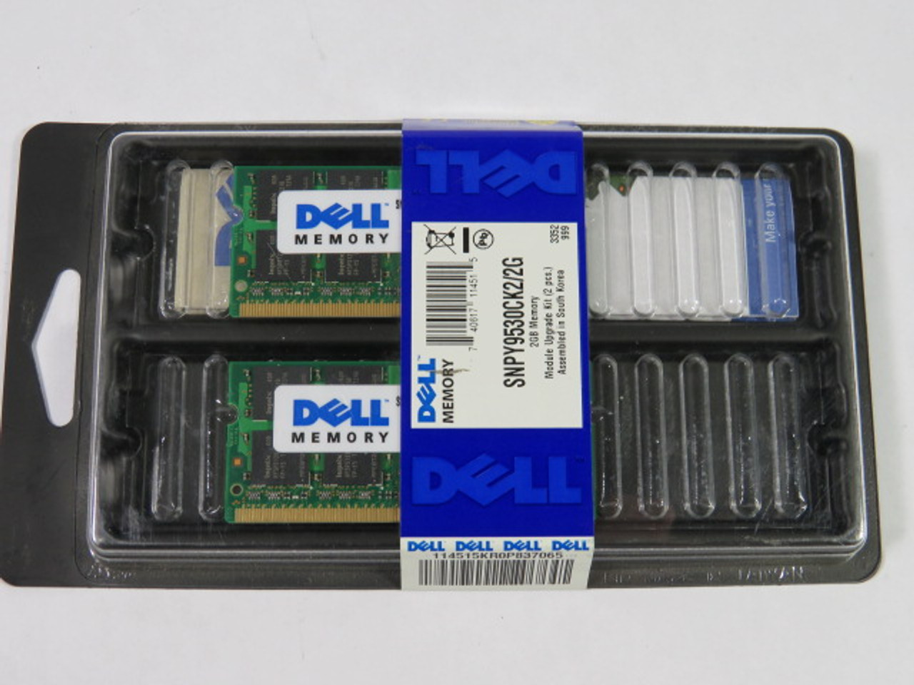 Dell SNPY9530CK2/2G Ram 2GB KIT ! NEW !