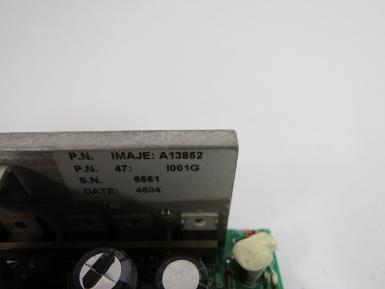 Imaje A13852 Multi-Voltage Power Control Board USED