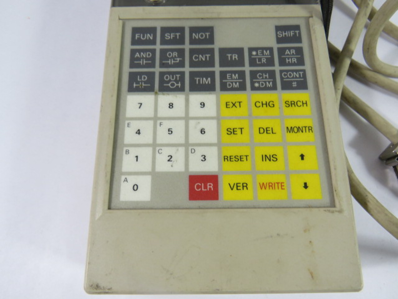 Omron CQM1-PR001-E Programming Console Unit ! AS IS !