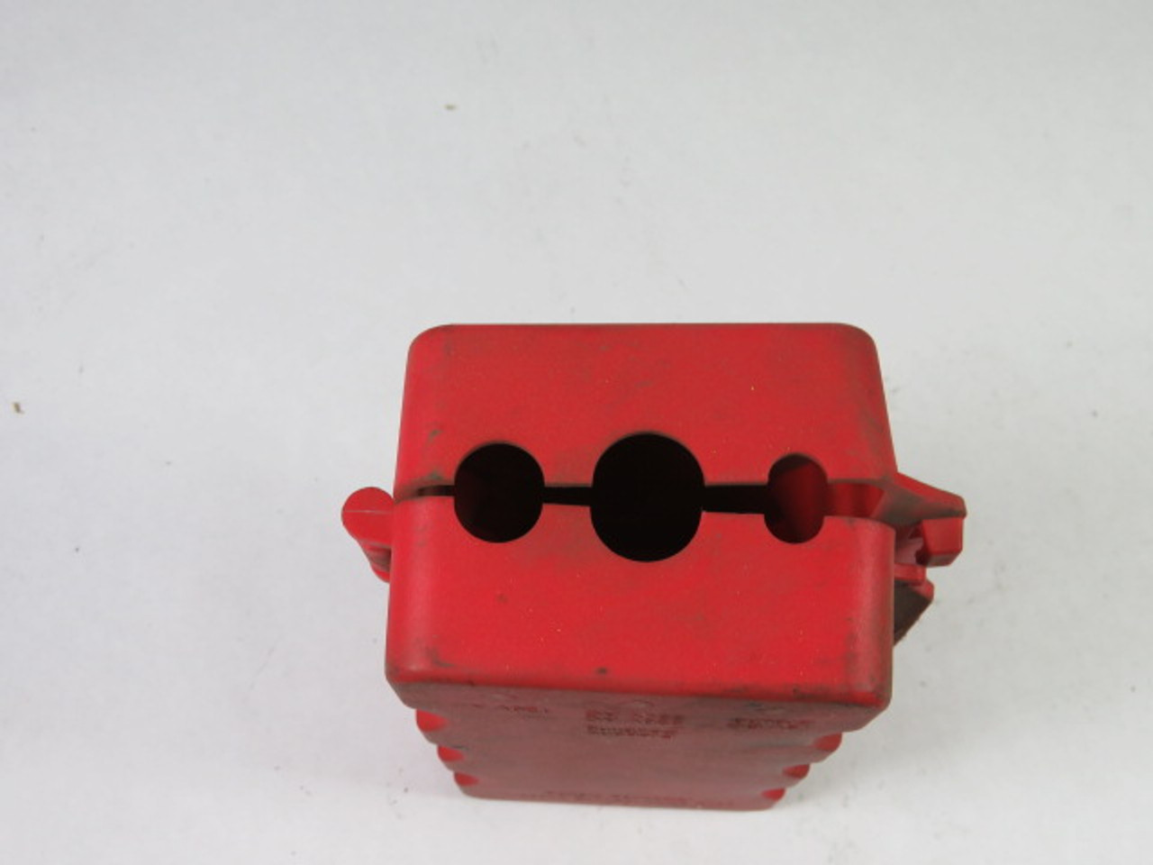 Equipment Log LOCKOUT Lock-Out Box RED USED