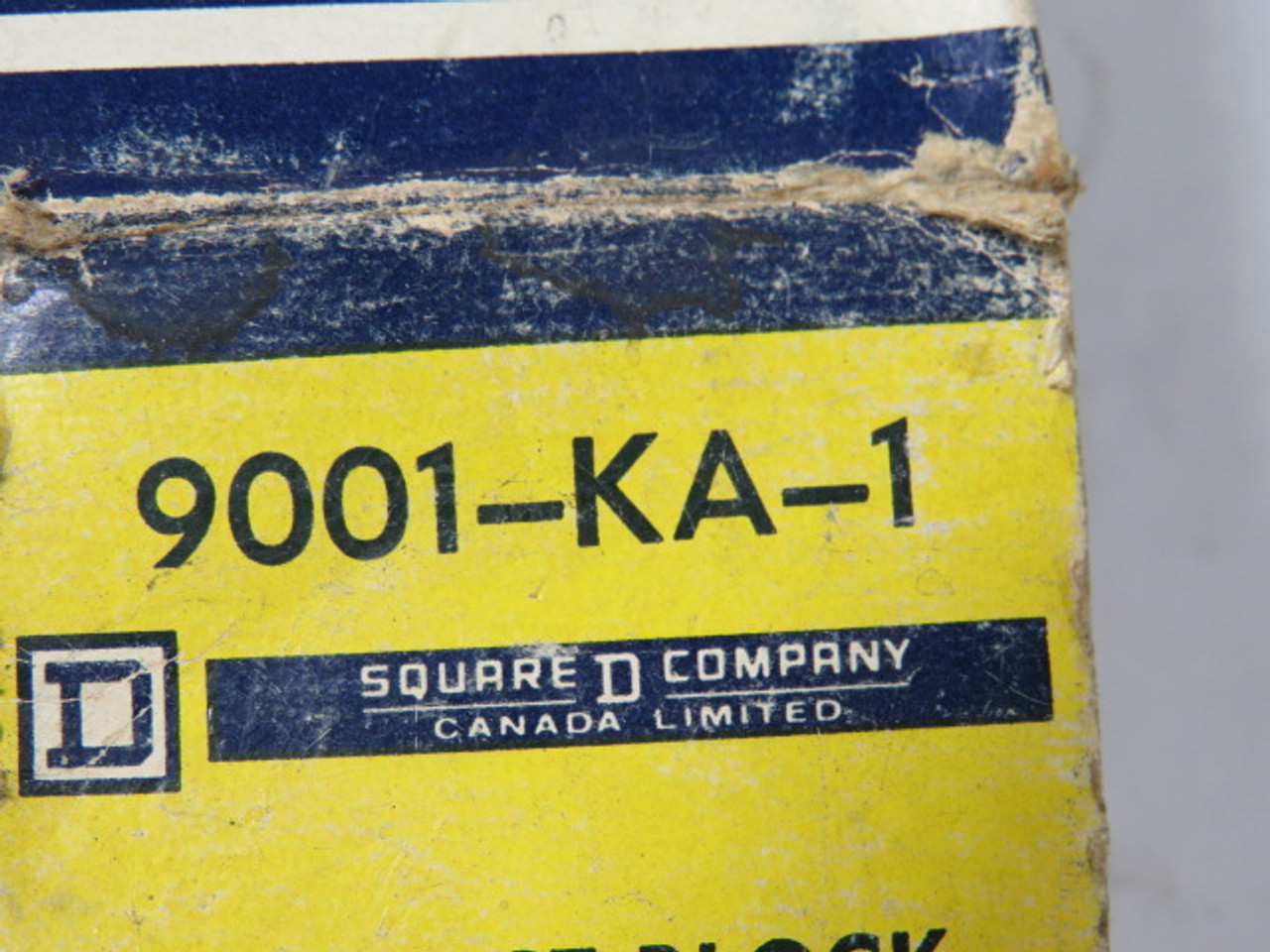 Square D 9001-KA-1 Pushbutton Contact 600 VAC 10 AMP 30MM Contact Block ! NEW !