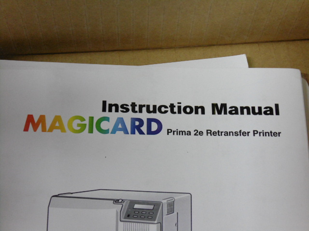 Magicard PRIMA100 Prima 2E Reverse Transfer Printer ! AS IS !