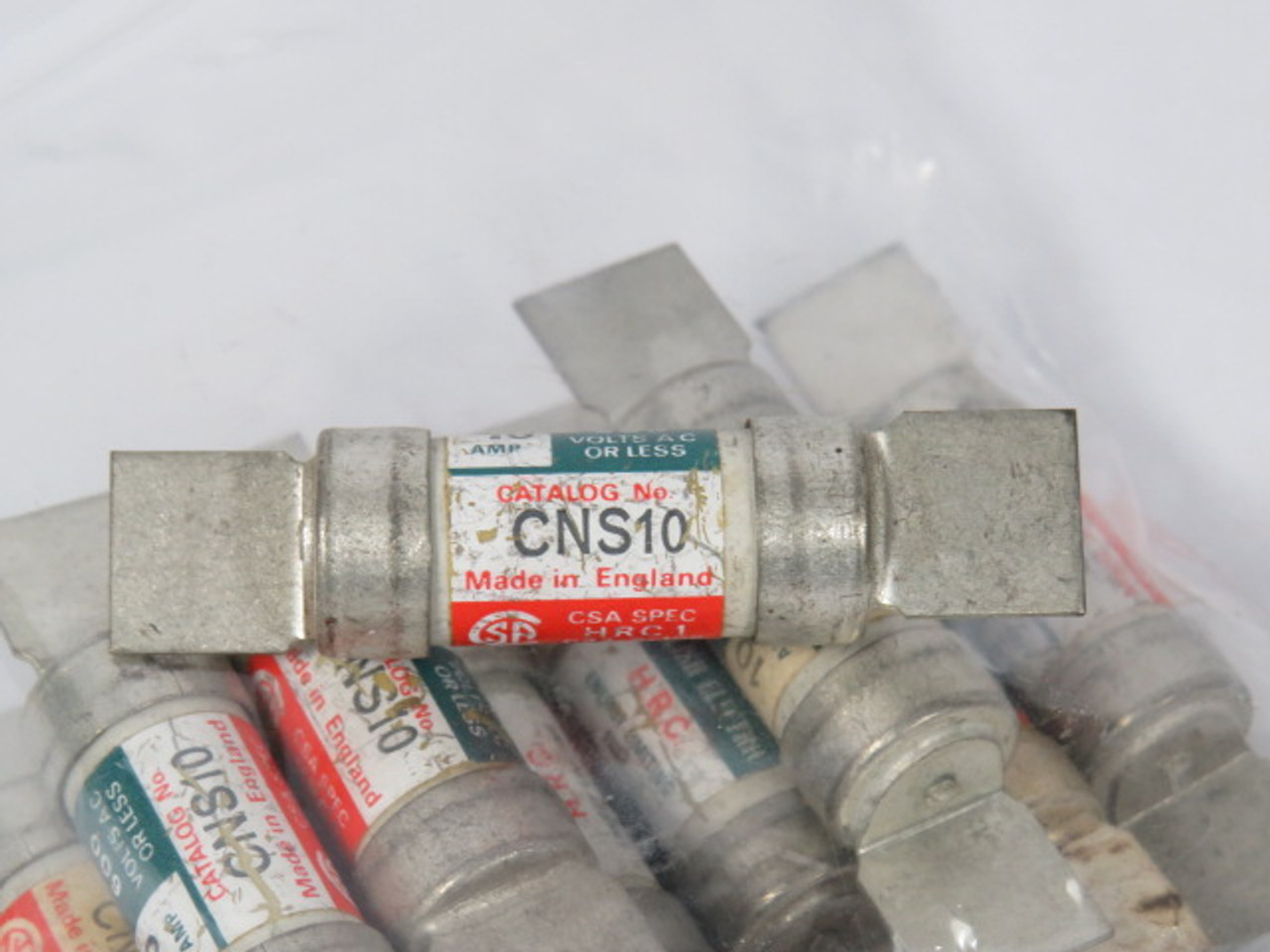 English Electric CNS10 Fuse 10A 600V Lot of 10 USED
