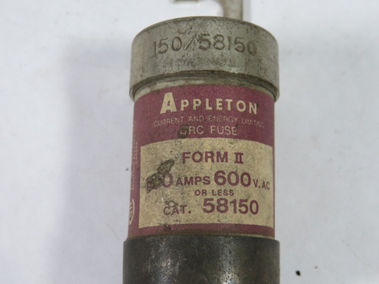 Appleton 58150 Current and Energy Limiting Fuse 150A 600V USED