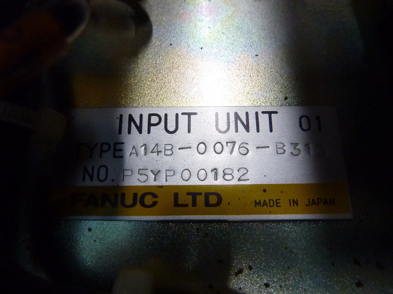 Fanuc A14B-0076-B316 Power Input Unit USED
