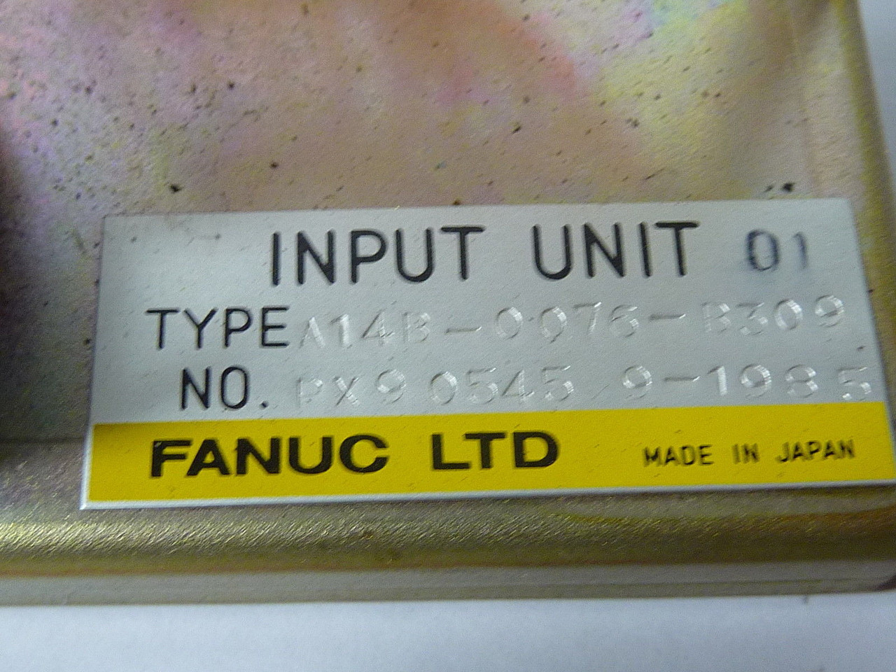 Fanuc A14B-0076-B309 Power Input Unit USED