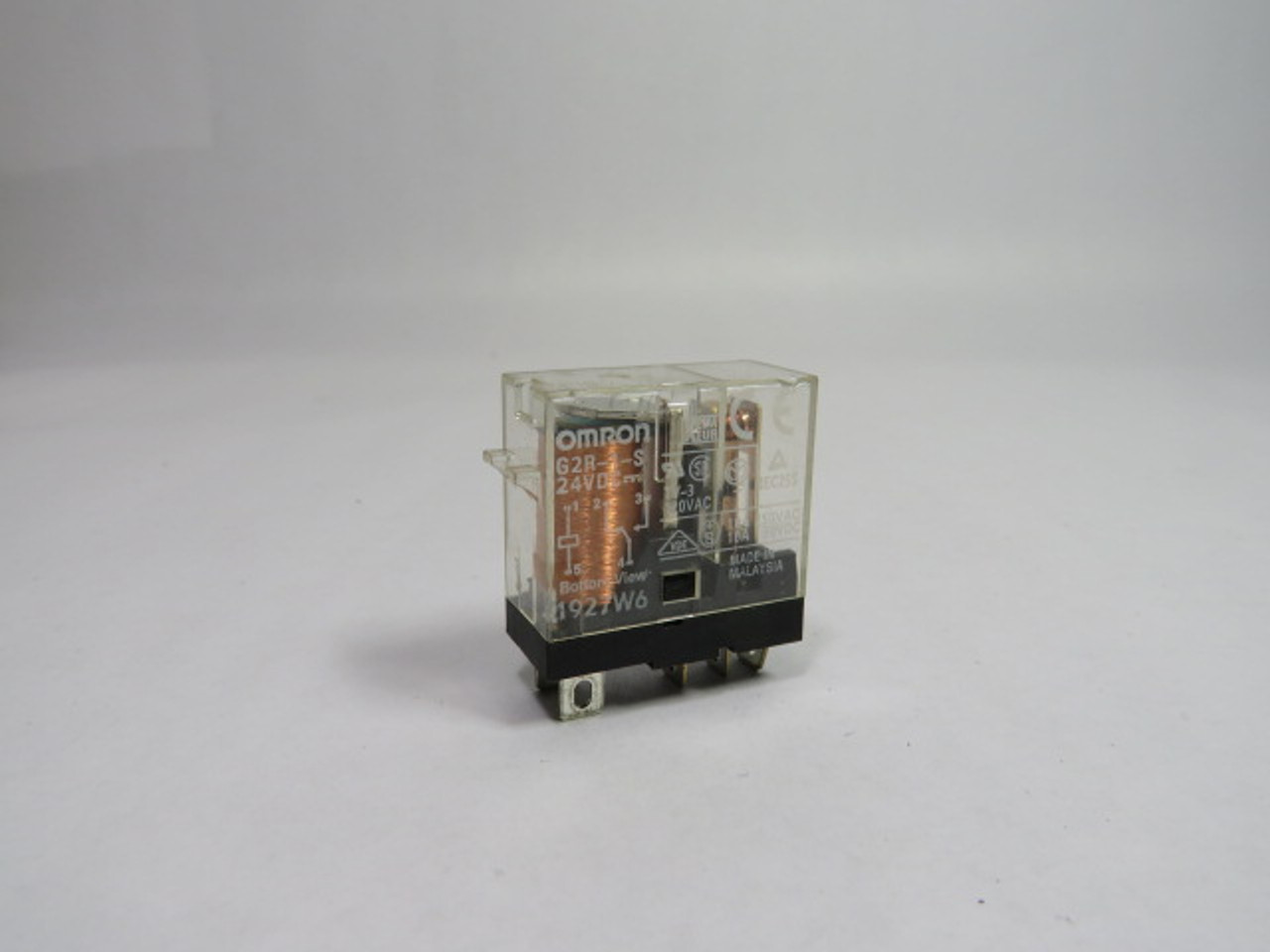 Omron G2R-1-S-24VDC Ice Cube Relay 24Vdc 10A 5 Blade USED