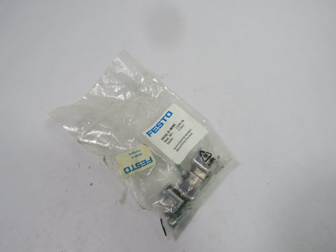 Festo HFOE-D-MINI 159638 Mounting Bracket Kit ! NWB !