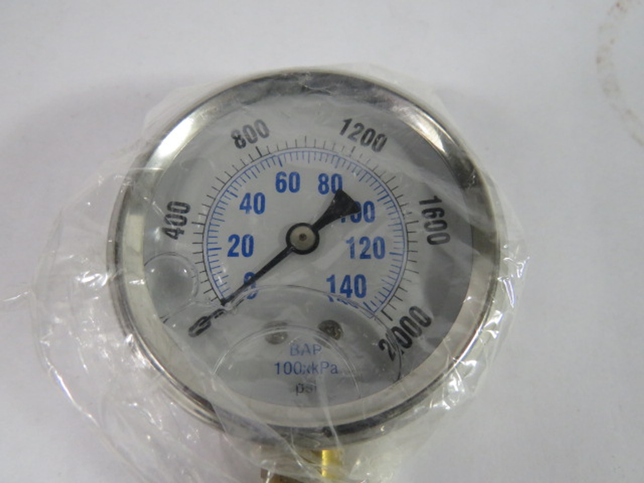 Donaldson PGLA25NB2000S Liquid Filled Pressure Gauge 0-140BAR 0-2000PSI ! NEW !