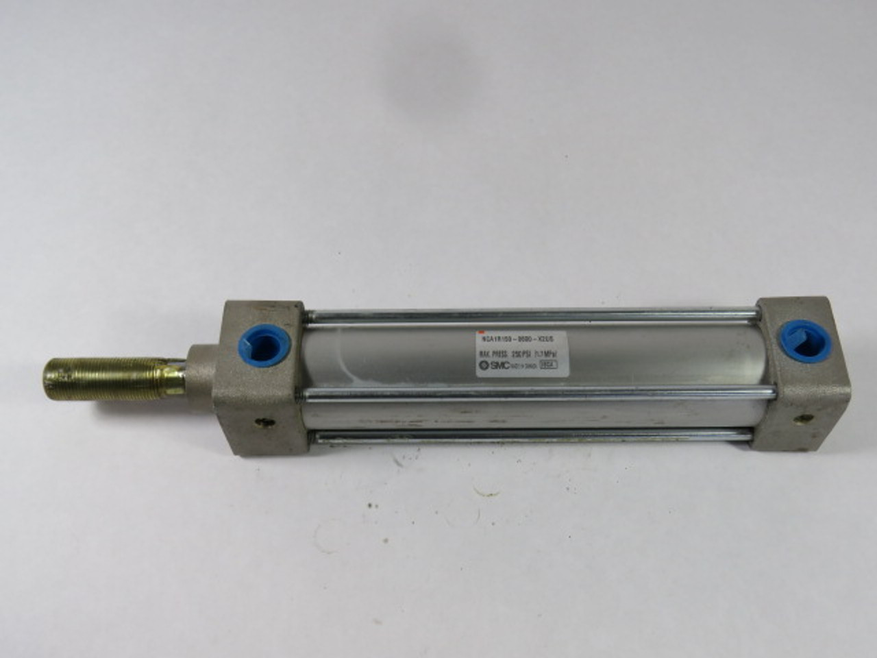 SMC NCA1R150-0600-X2US Pneumatic Air Cylinder 1-1/2" Bore 6" Stroke USED