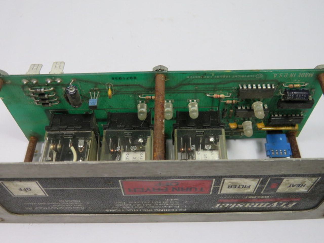 Frymaster 8071038 Panel Control Board USED