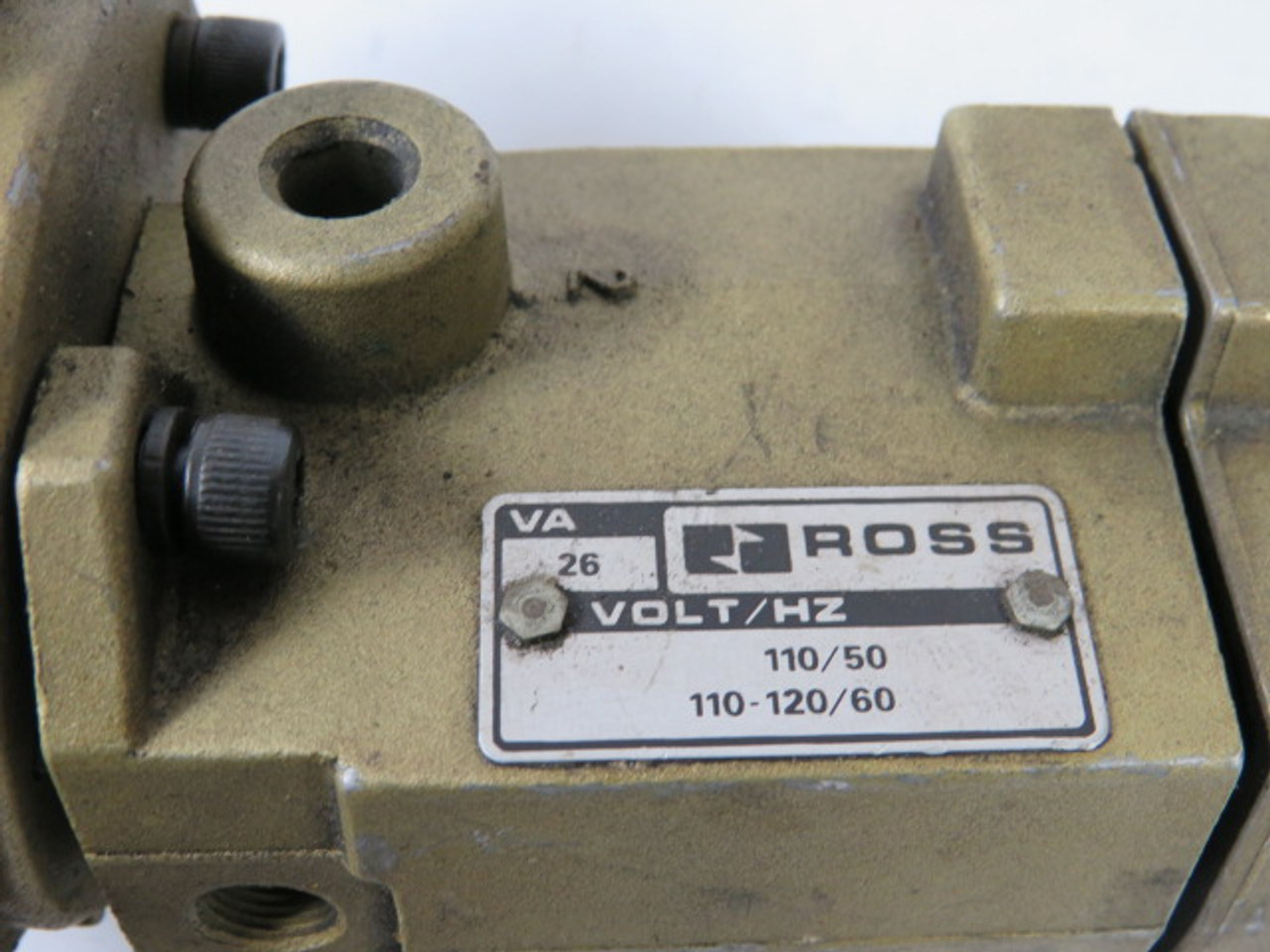 Ross 2773A6082 Lock Out And Exhaust Valve 110/120V 50/60Hz 1-10Bar ! AS IS !