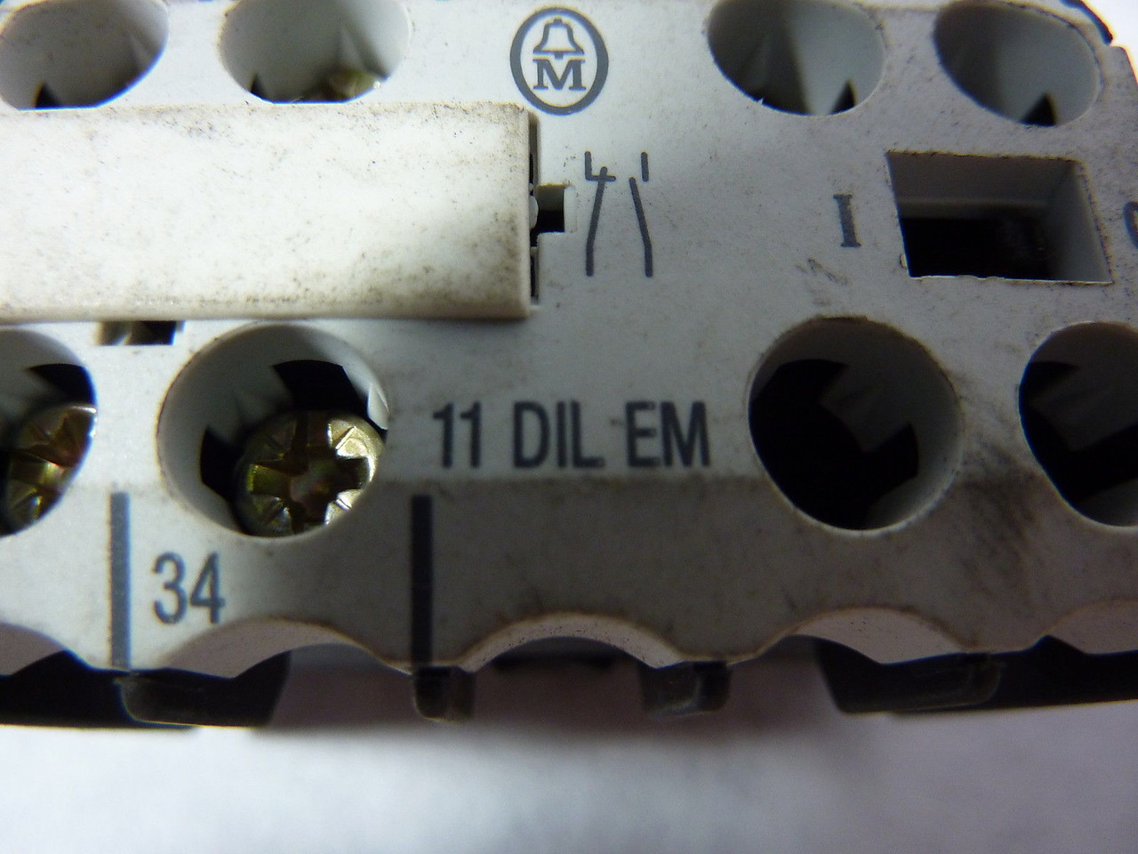 Moeller 11DILEM Miniature Auxiliary Contact Block 500V 10A USED