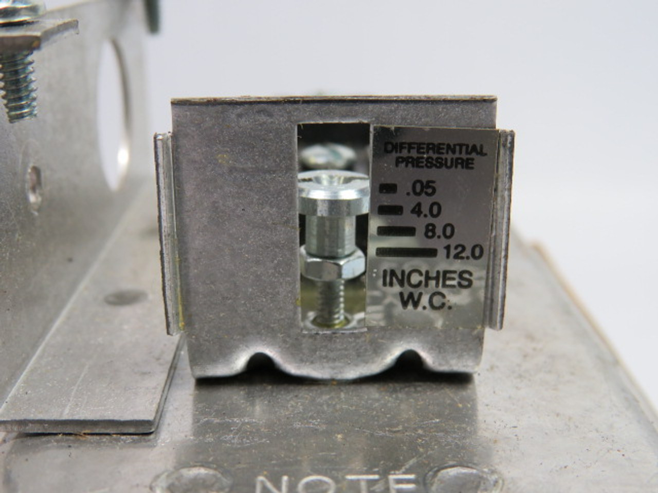 White-Rodgers 770-3 Pressure Sensing Air Flow Switch MISSING COVER ! AS IS !