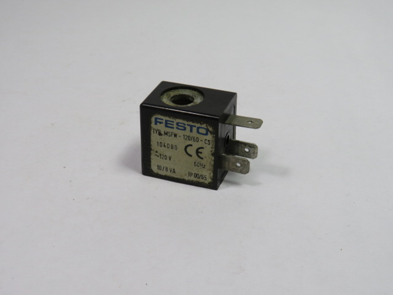 Festo MSFW-120/60-CS-OD Solenoid Coil 120 Vac 60 Hz USED