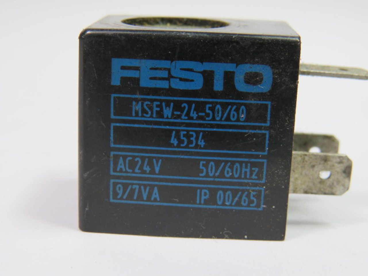 Festo MSFW-24-50/60 Solenoid Coil 24 Vac USED
